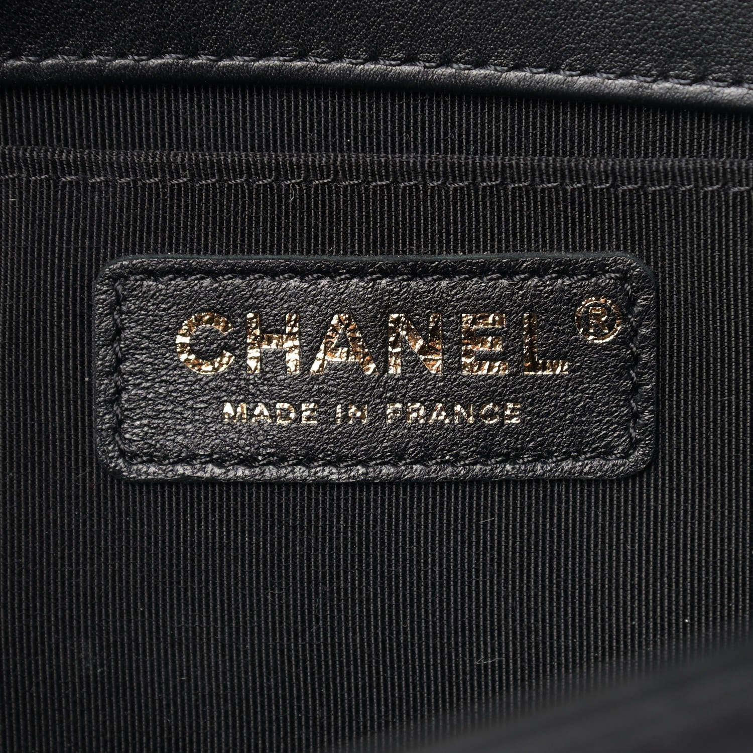 Chanel Calfskin Chevron Quilted Medium Boy Flap Black 6 of 13