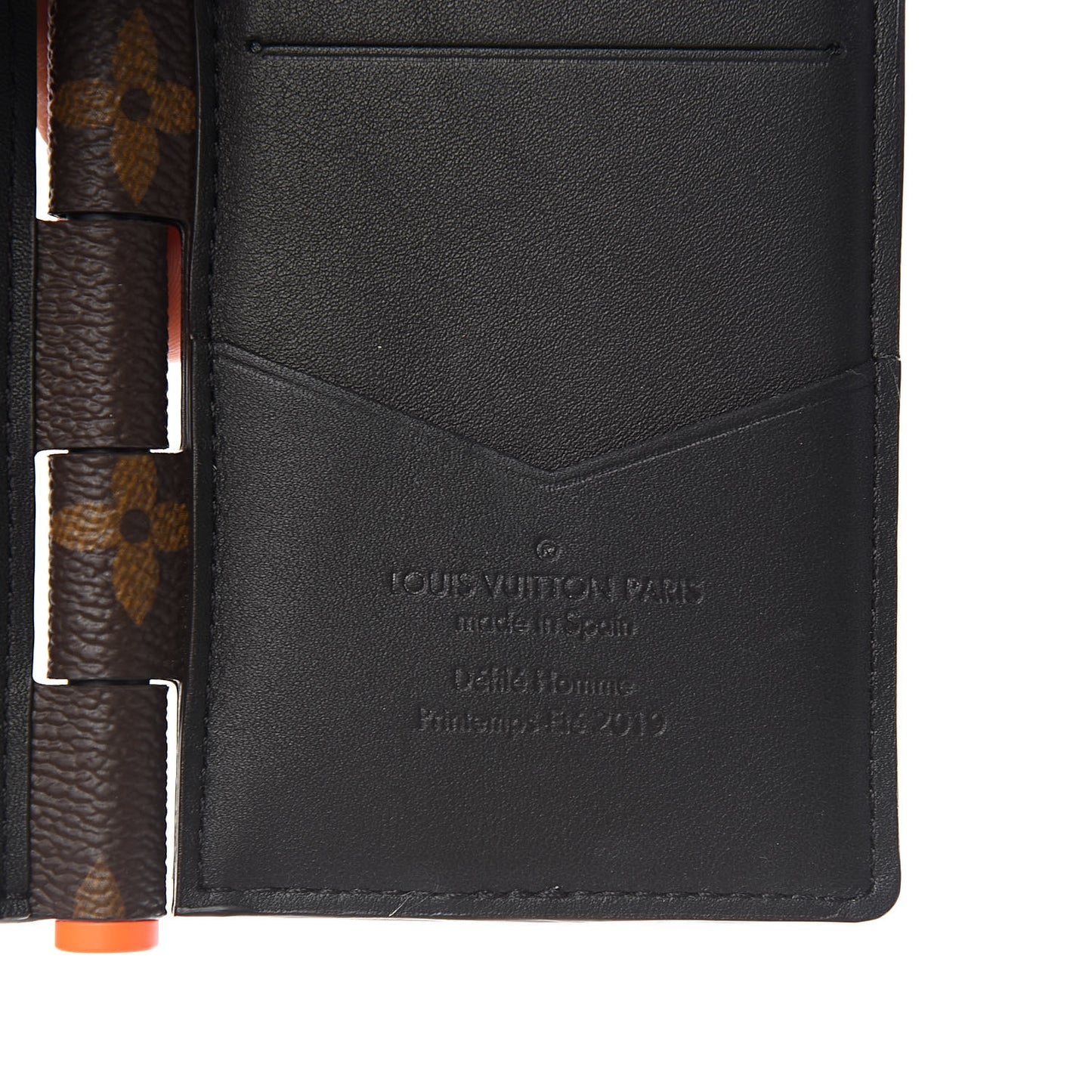Monogram Hinge Pocket Organizer