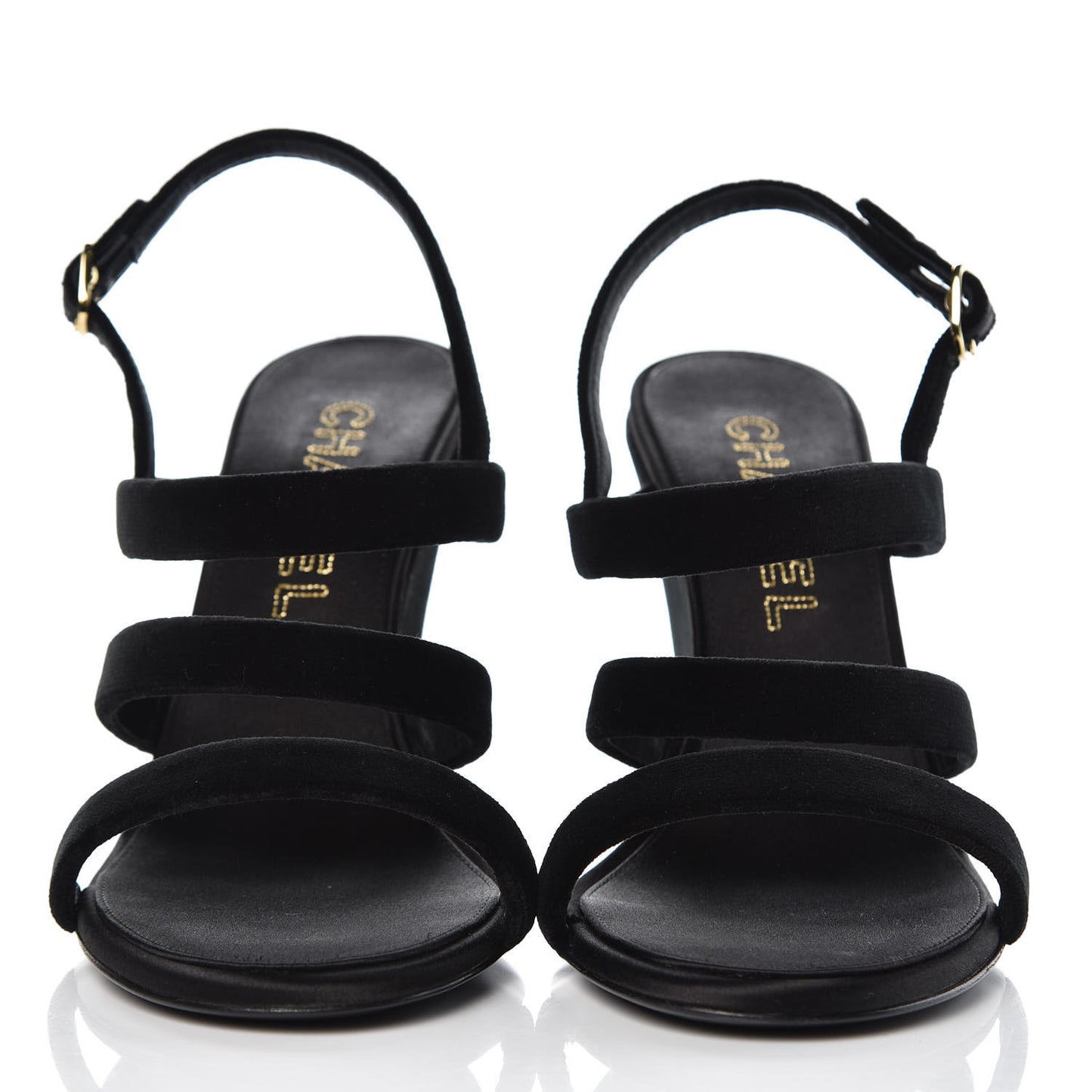Velvet CC Sandals 39.5 Black