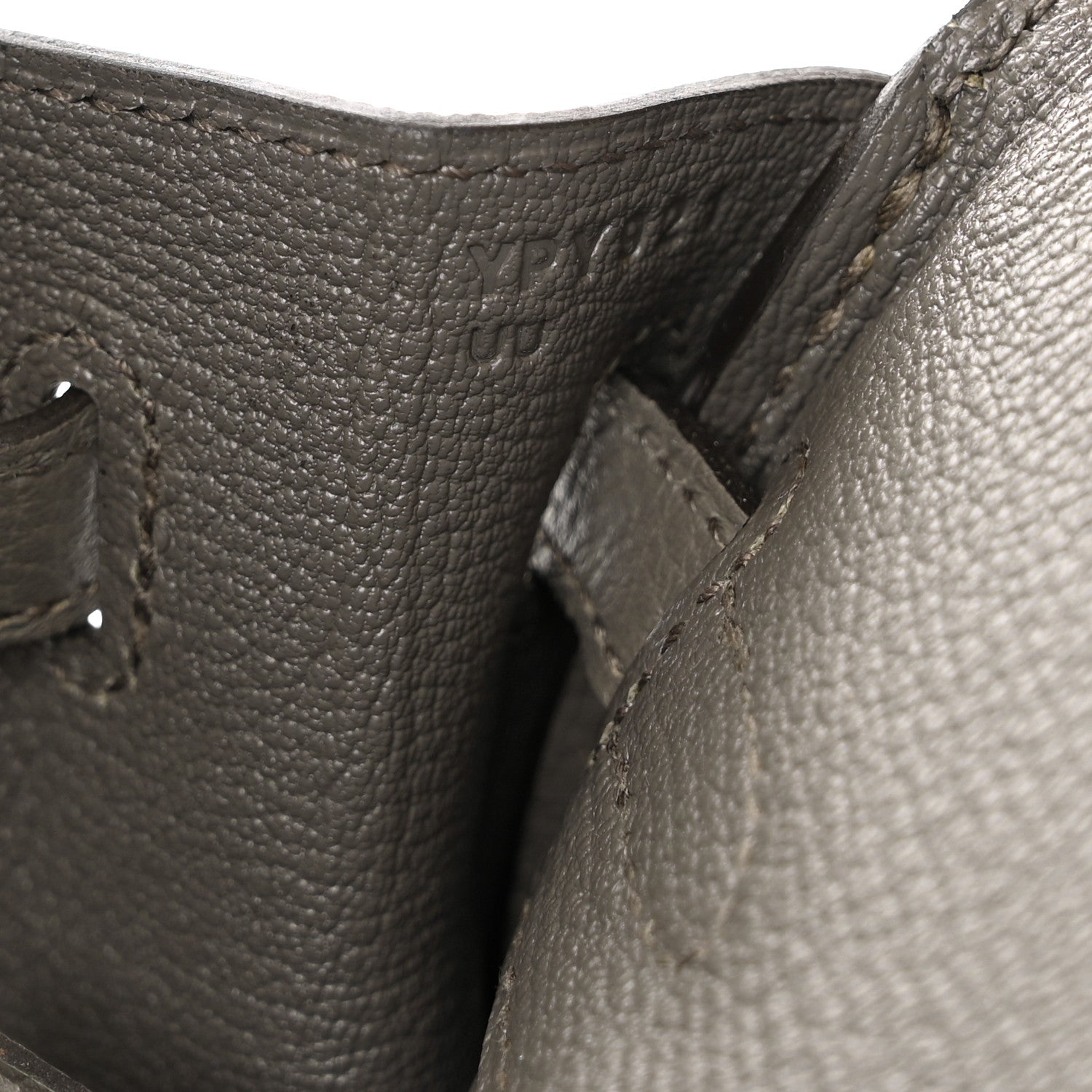 Hermes Togo Birkin 25 Etain 7 of 11