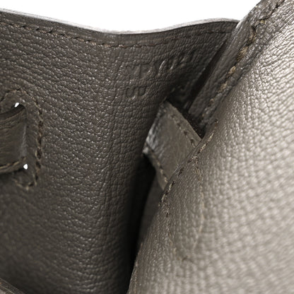 Hermes Togo Birkin 25 Etain 7 of 11