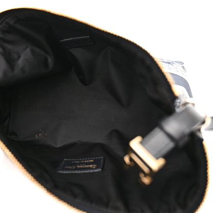 Christian Dior Technical Fabric Toile De Jouy DiorTravel Nomad Pouch Blue 5 of 10
