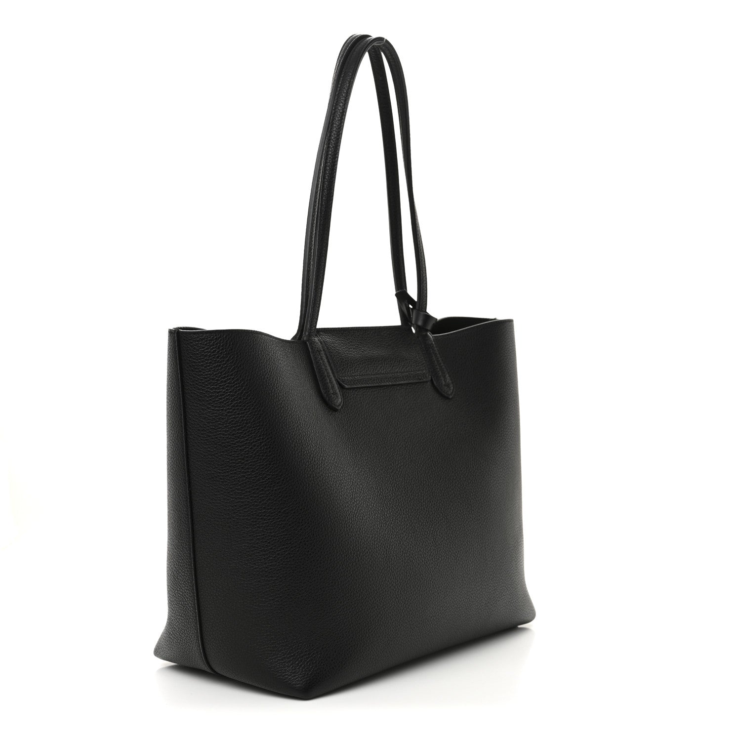 Salvatore Ferragamo Calfskin Travel Tote Black 4 of 10