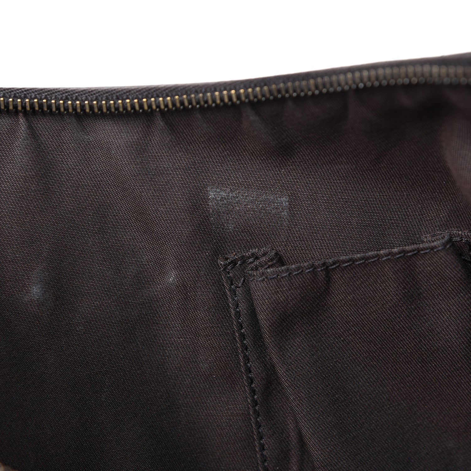 Gucci Monogram Web Medium Half Moon Hobo Dark Brown 20 of 21