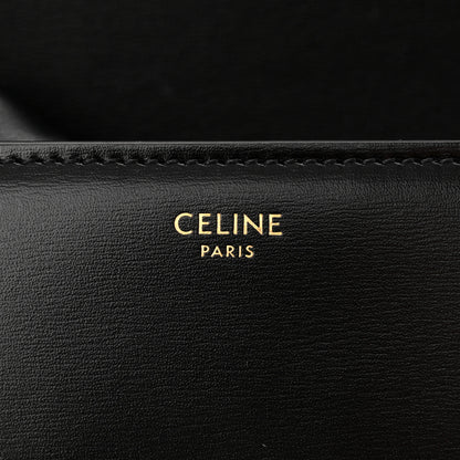 Celine Shiny Calfskin Teen Triomphe Black 6 of 11