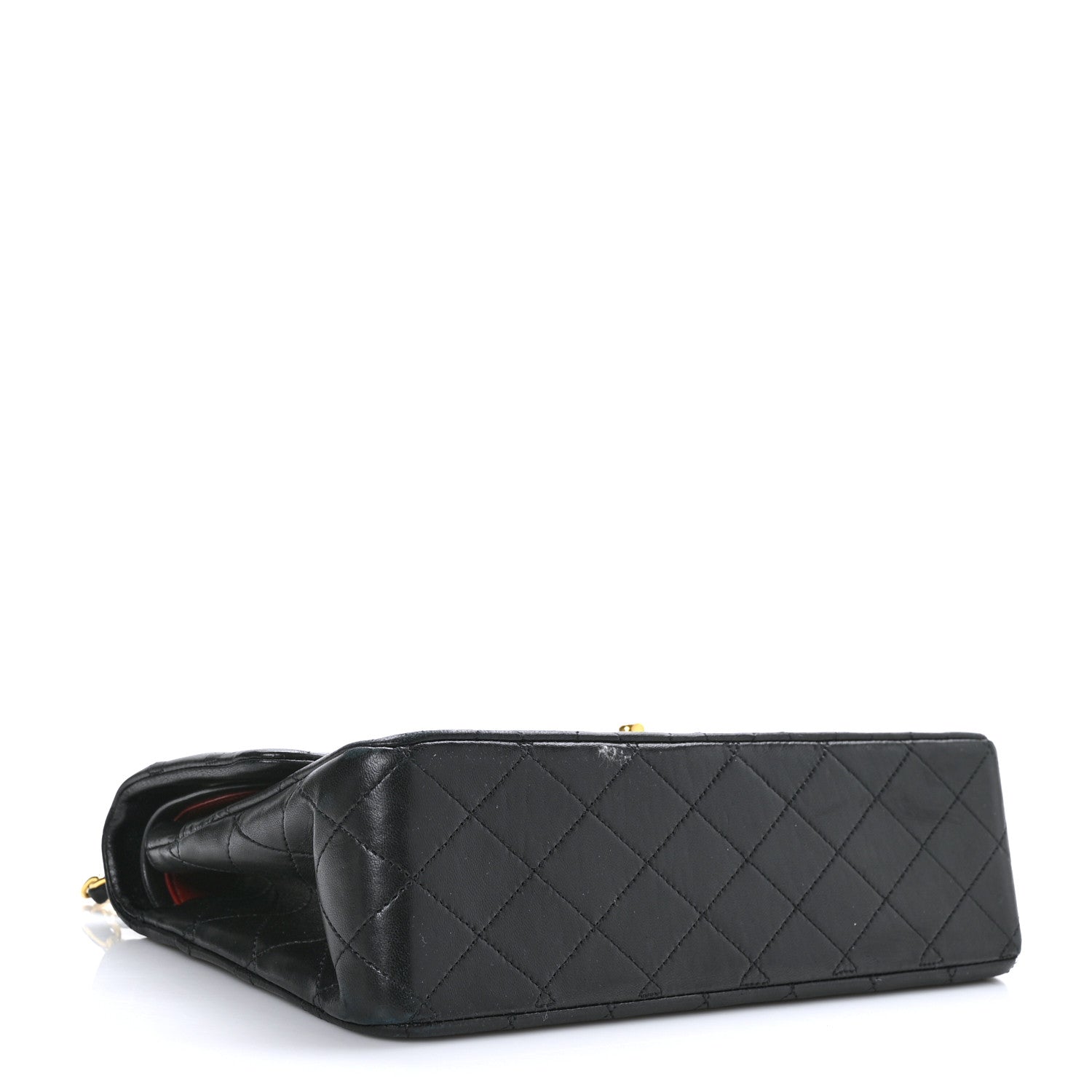 Chanel Lambskin Quilted Medium Double Flap Black 4 of 11