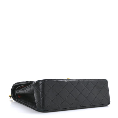 Chanel Lambskin Quilted Medium Double Flap Black 4 of 11