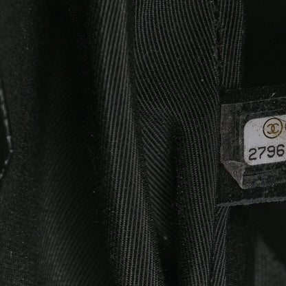 Chanel Calfskin Stitched Large Flap Black 7 of 10