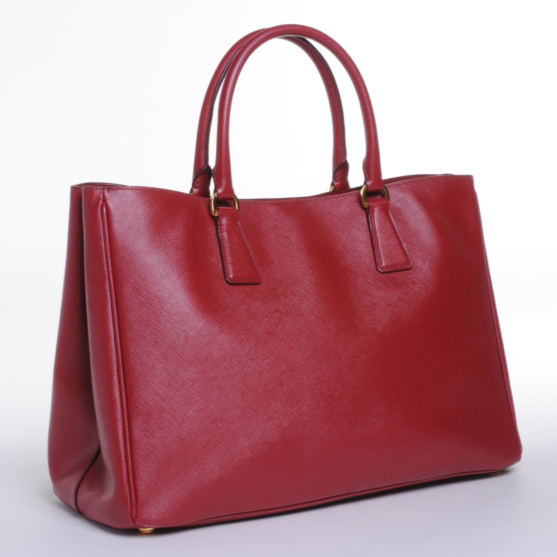 Prada Saffiano Lux Tote Fuoco 4 of 8