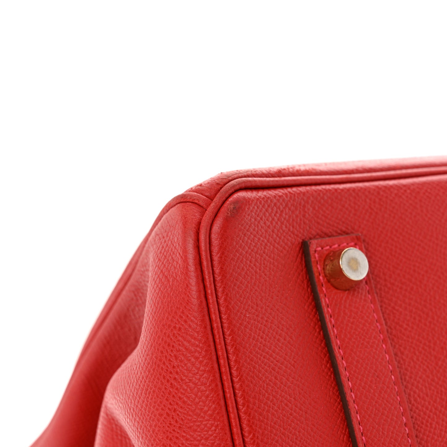 Epsom Birkin 35 Rouge Casaque
