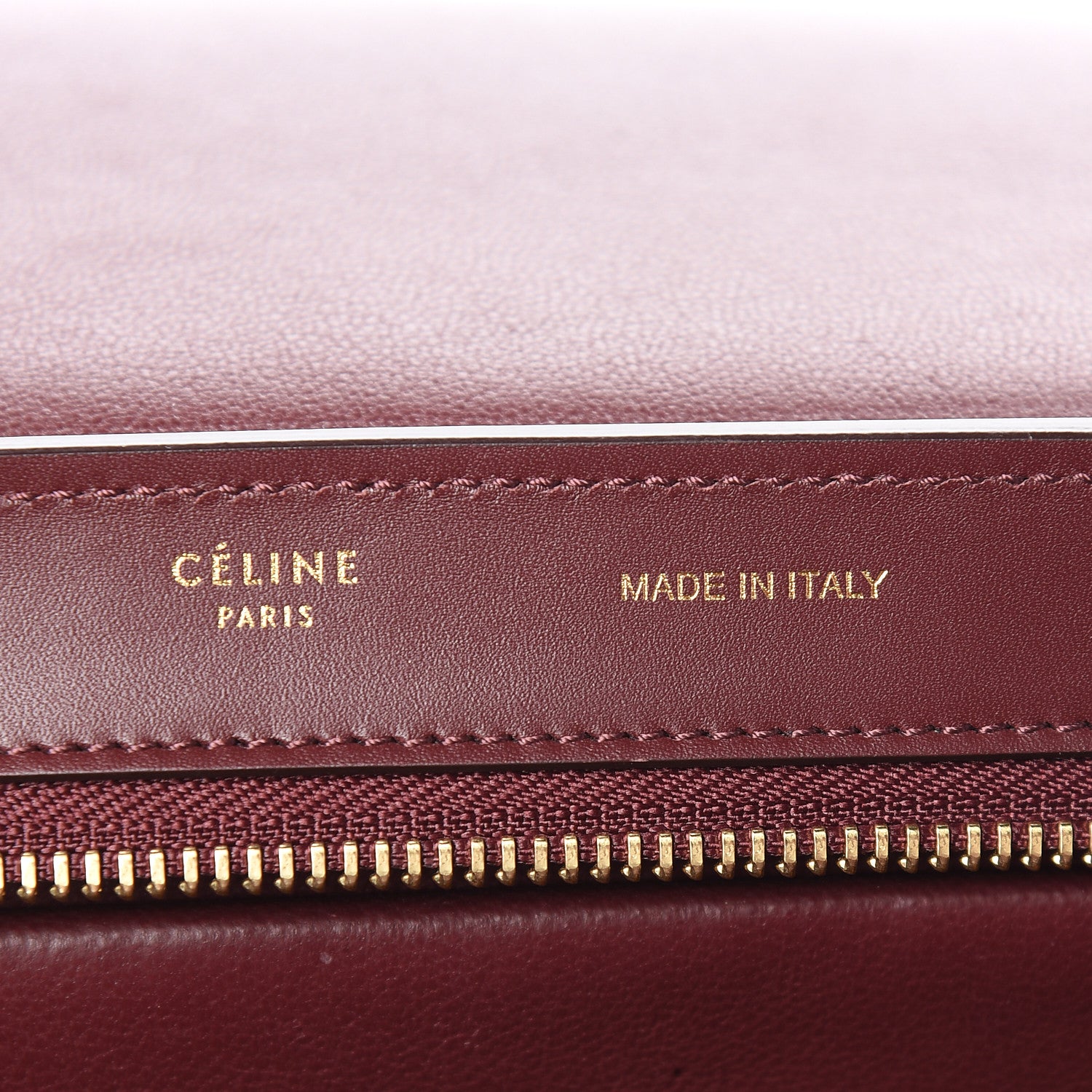Celine Bullhide Calfskin Grained Nubuck Small Tri-Color Trapeze Medium Chamois 6 of 14