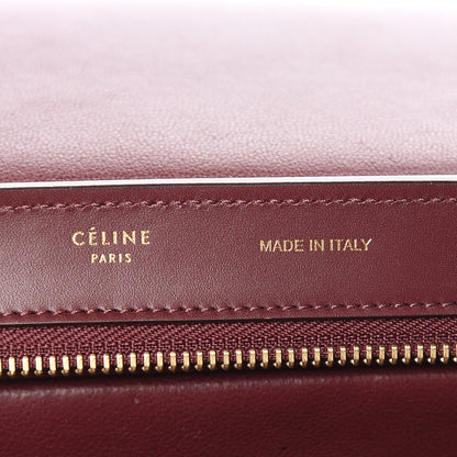 Celine Bullhide Calfskin Grained Nubuck Small Tri-Color Trapeze Medium Chamois 6 of 14