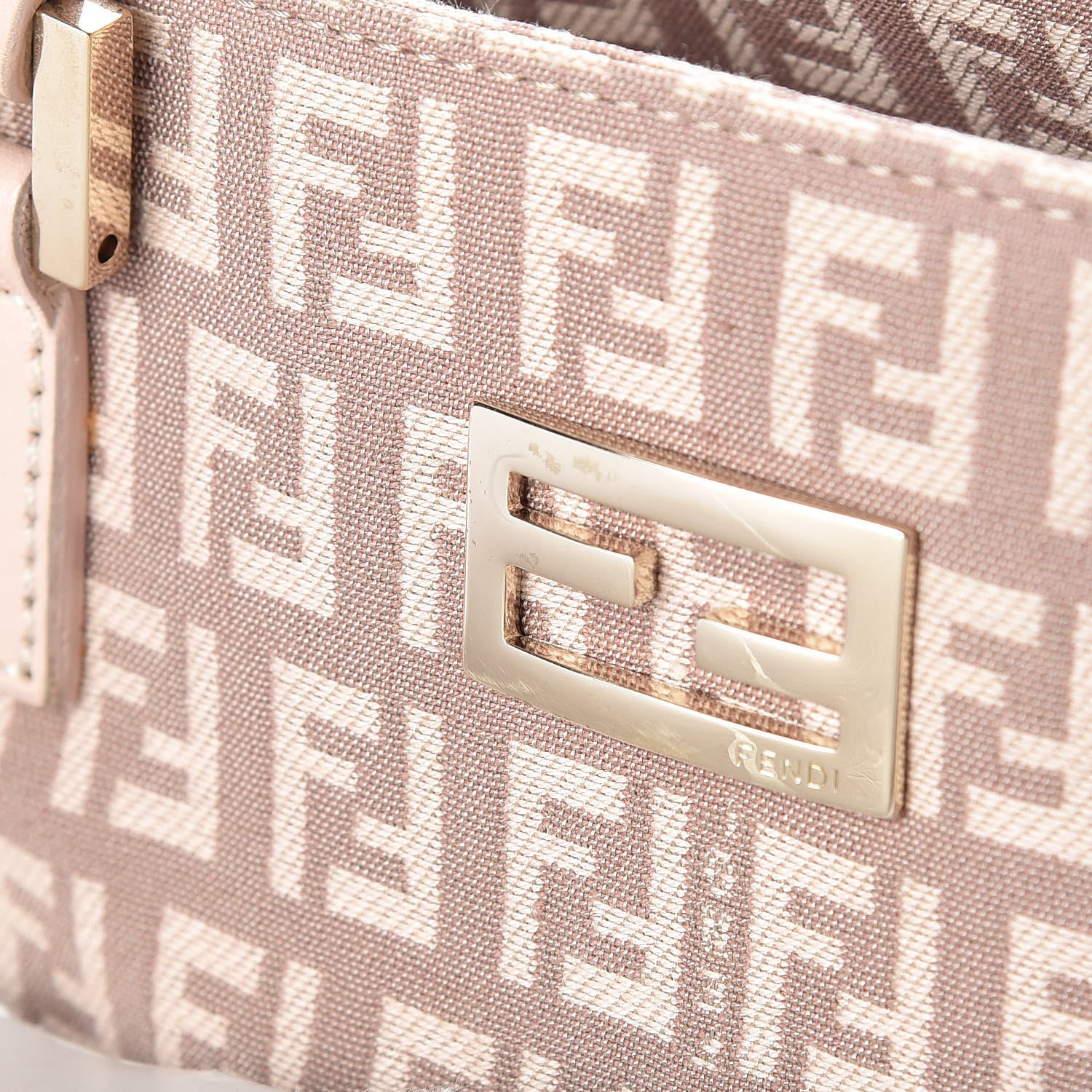 Fendi Zucchino Vitello Small Tote Cipria Teint Cipria 15 of 19