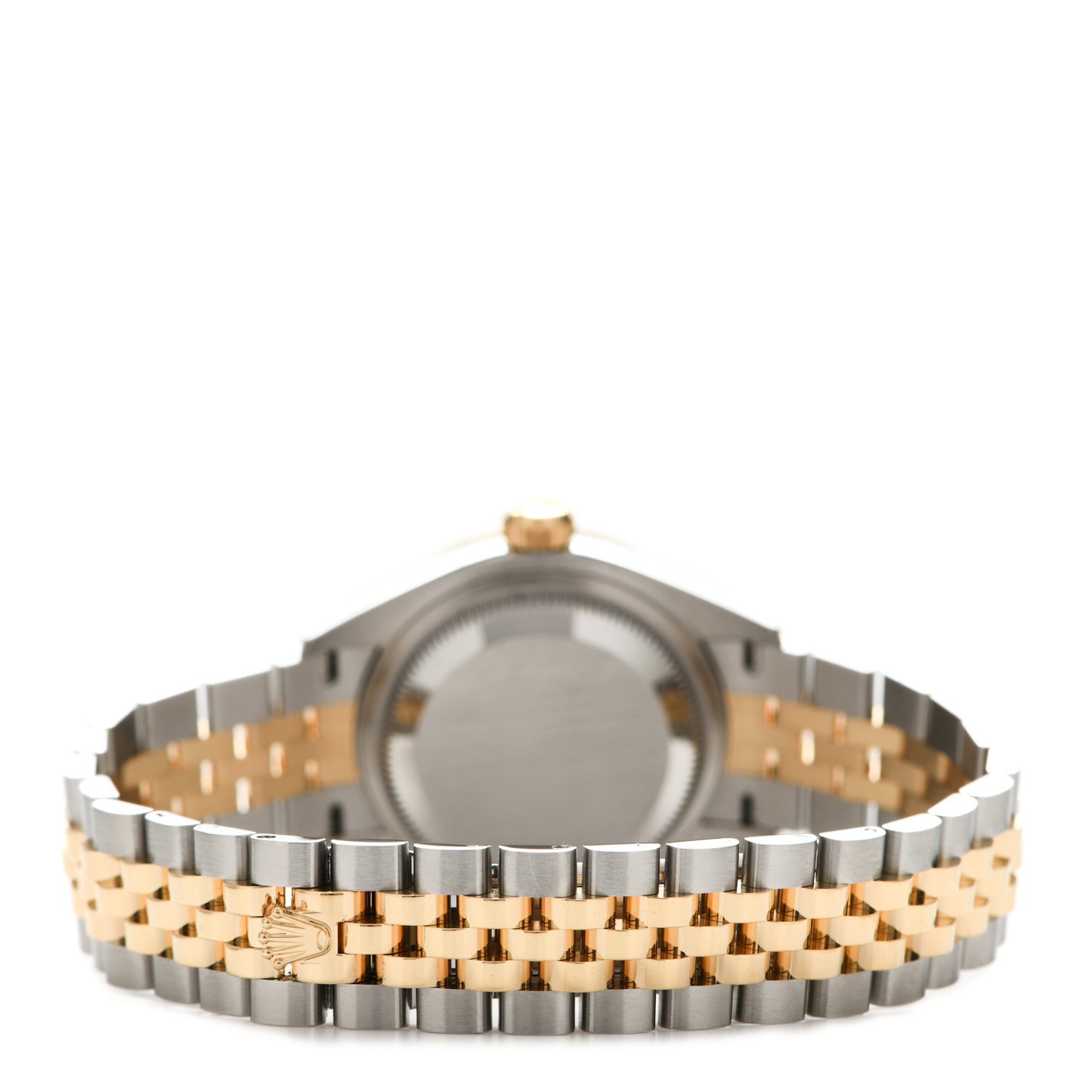 Stainless Steel 18K Yellow Gold Diamond 28mm Oyster Perpetual Datejust Watch Silver 279173