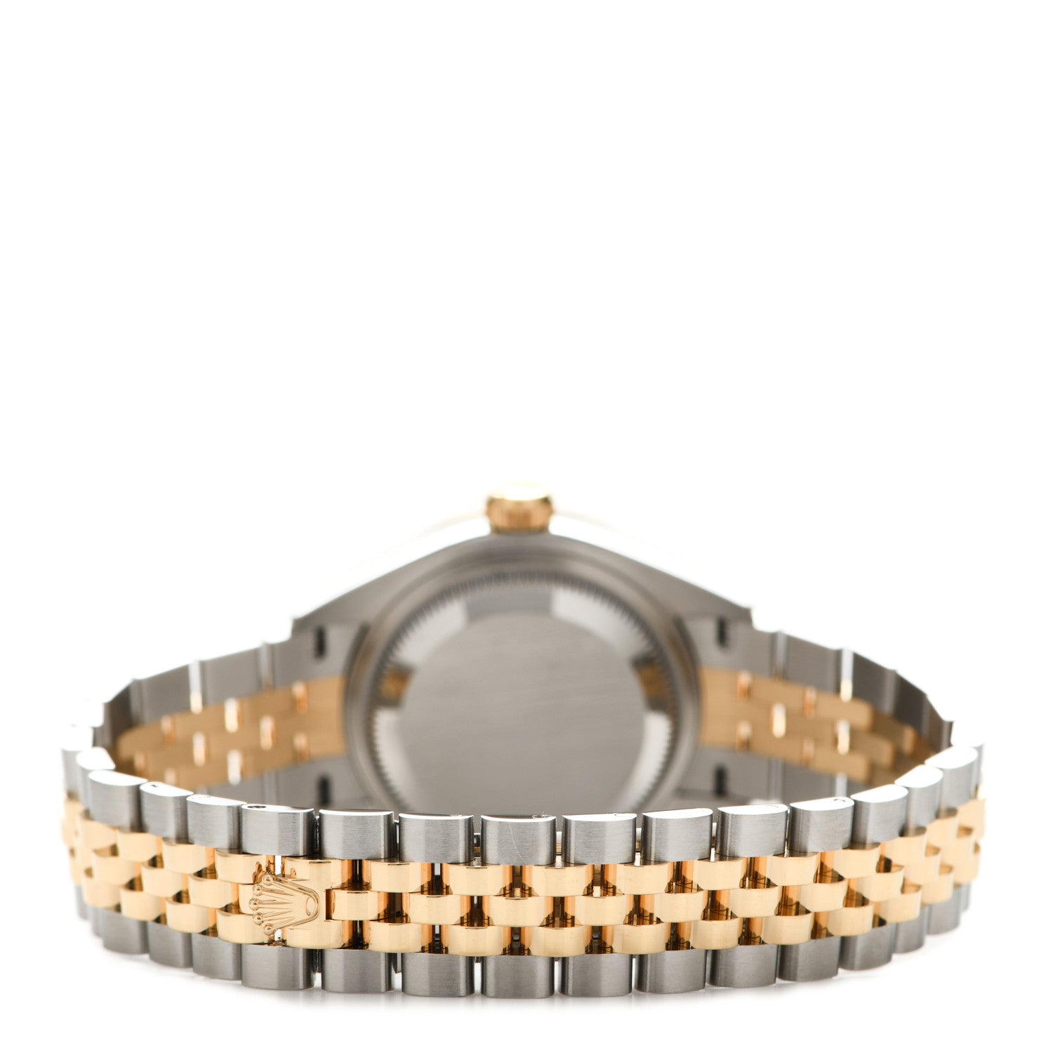 Rolex Stainless Steel 18K Yellow Gold Diamond 28mm Oyster Perpetual Datejust Watch Silver 279173 3 of 6