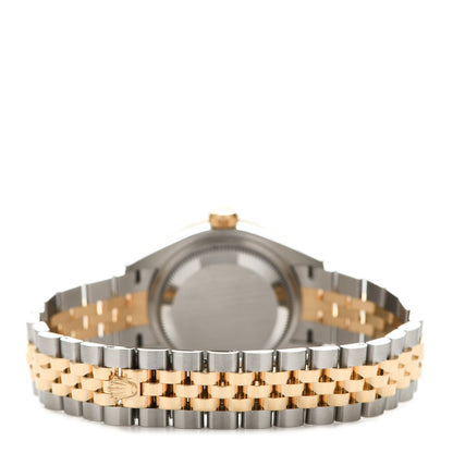 Rolex Stainless Steel 18K Yellow Gold Diamond 28mm Oyster Perpetual Datejust Watch Silver 279173 3 of 6