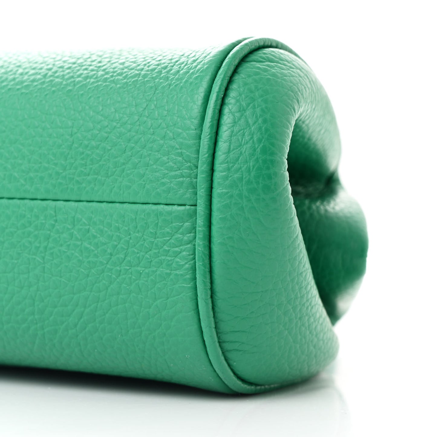 Eram Calfskin Gancini Mini Clutch Smeraldo