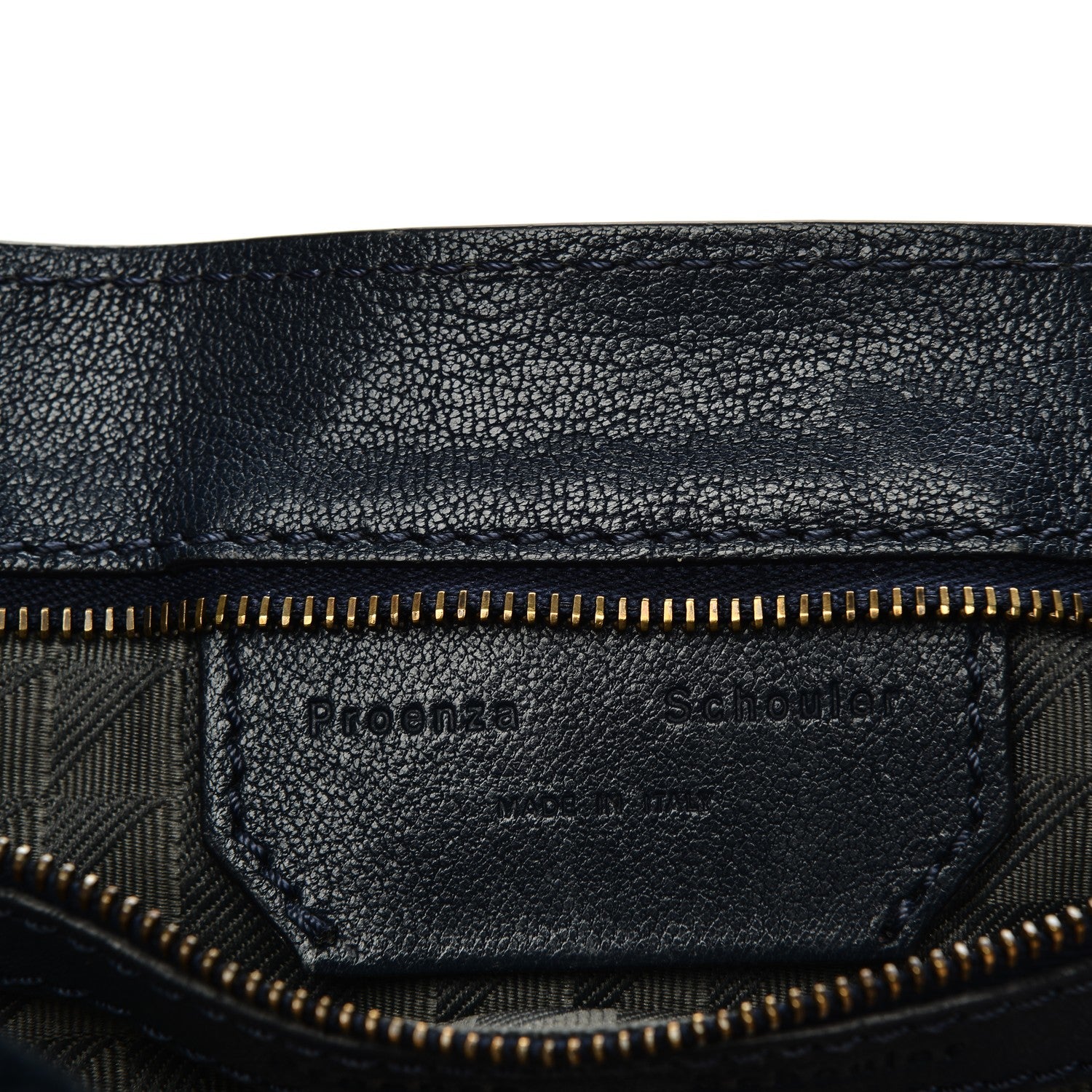 Proenza Schouler Lambskin PS1 Extra Large Satchel Indigo 7 of 9