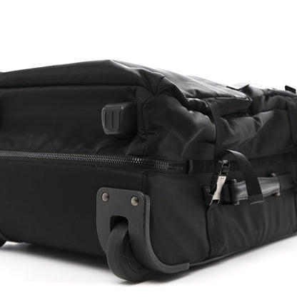 Prada Tessuto Nylon Saffiano Trolley Rolling Suitcase Luggage Black 10 of 12