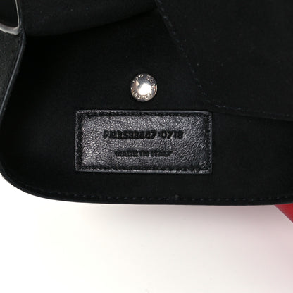 Saint Laurent Lambskin Teddy Drawstring Bag Eros Red 7 of 11