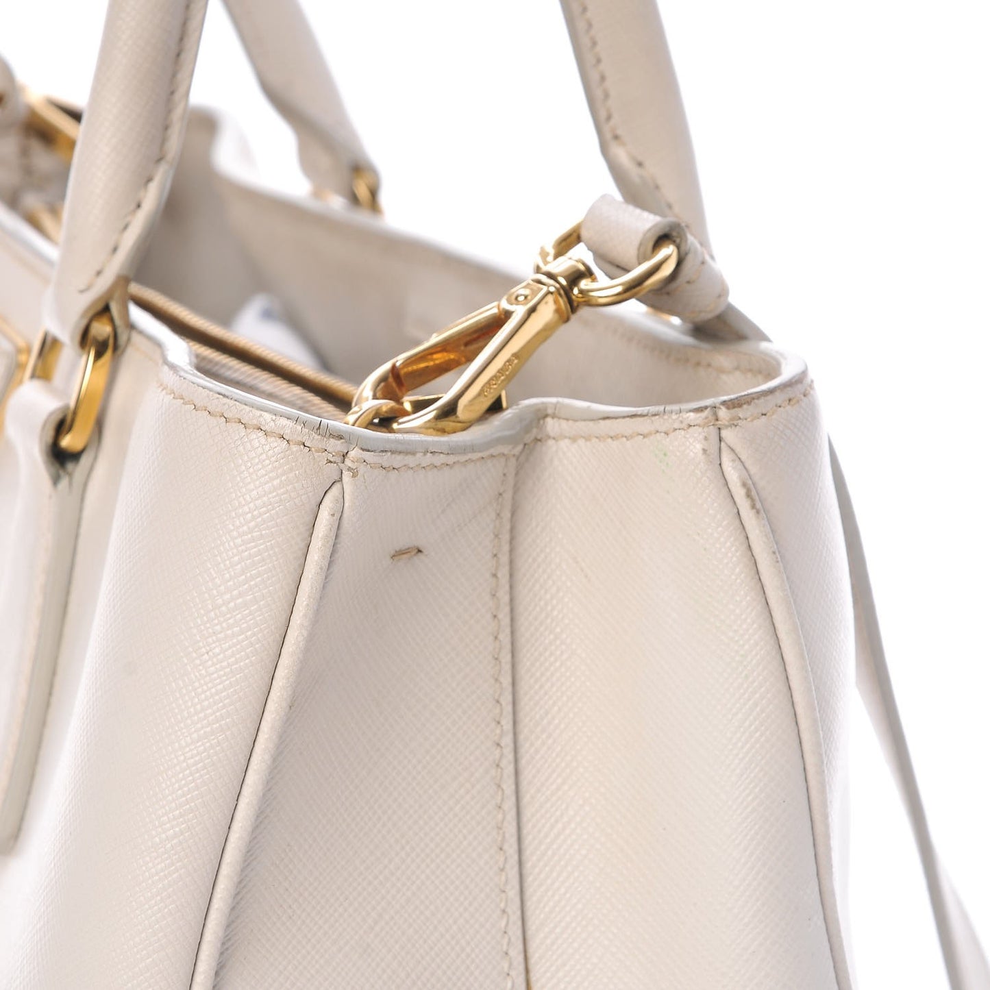 Saffiano Lux Medium Tote Talco