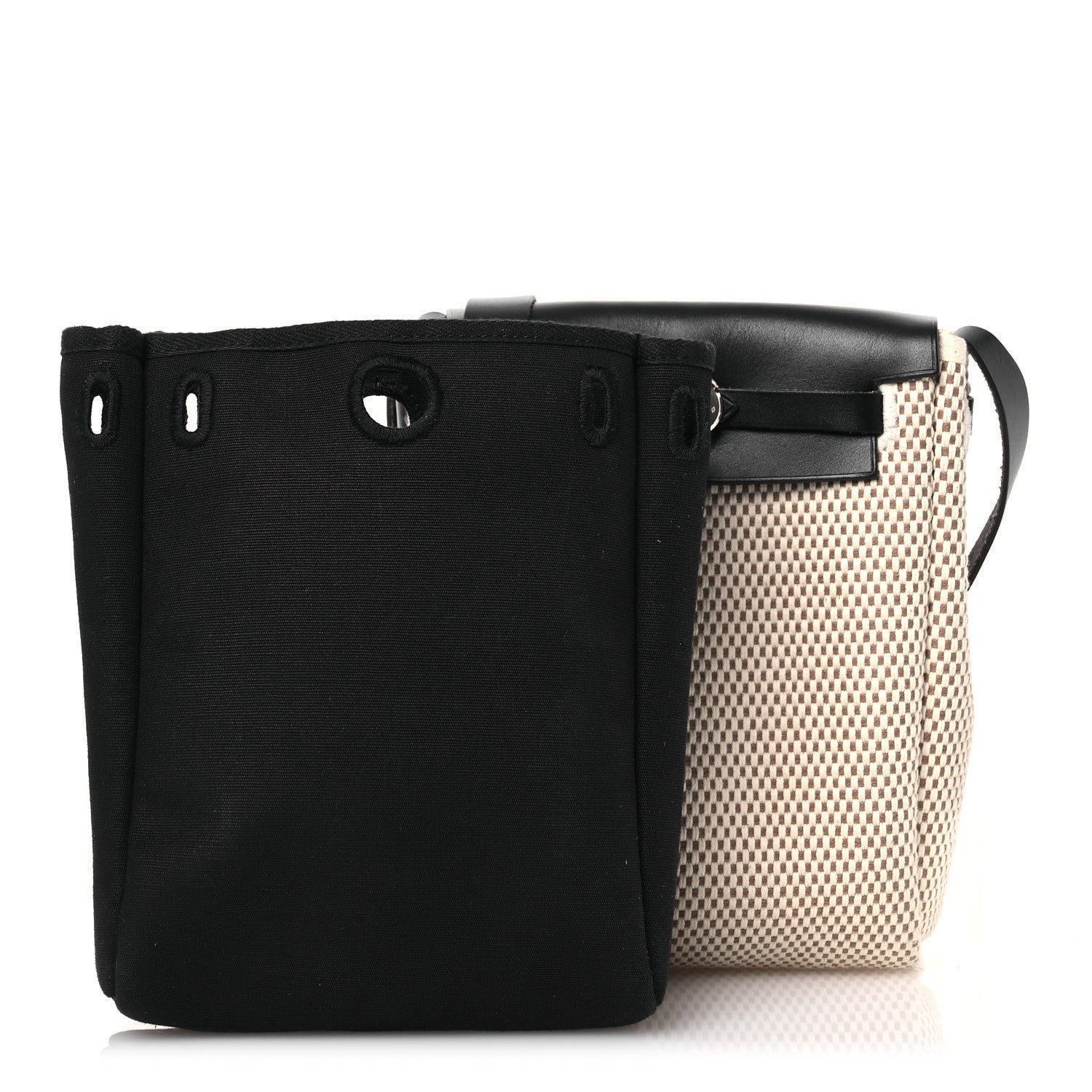 Hermes Toile Herbag TPM Natural Black 3 of 17