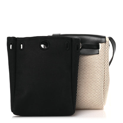 Hermes Toile Herbag TPM Natural Black 3 of 17