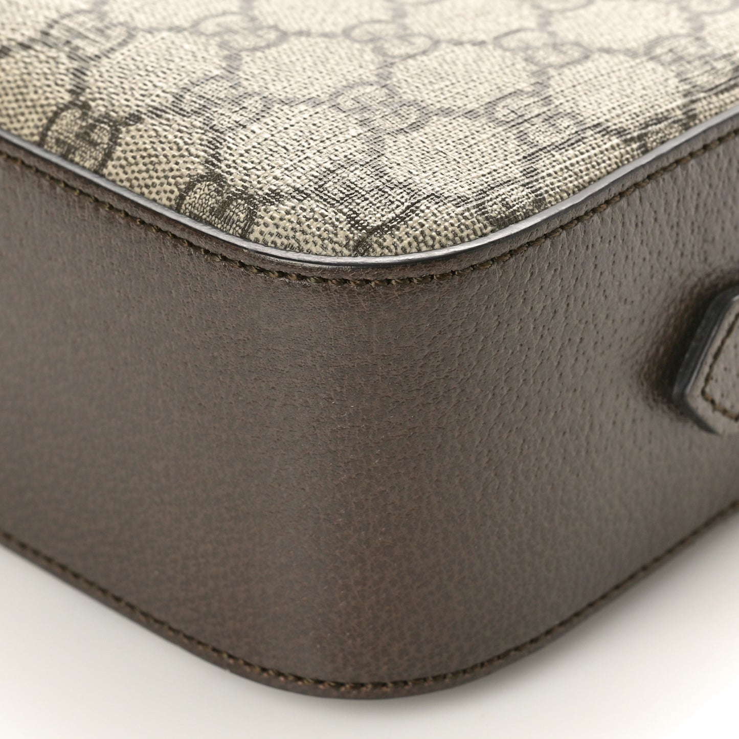 GG Supreme Monogram Web Neo Vintage Shoulder Bag Beige New Acero Crop