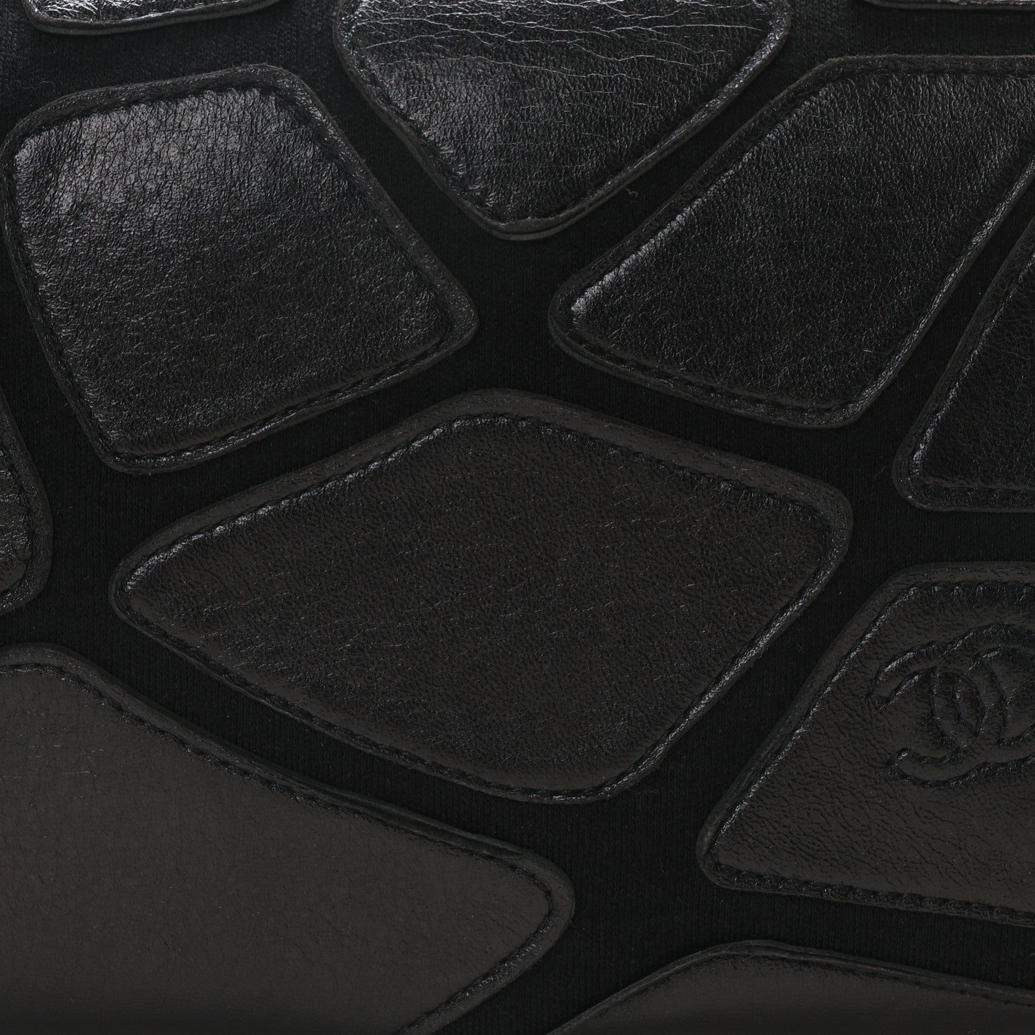 Chanel Lambskin Jersey Scales Flap Black 8 of 10