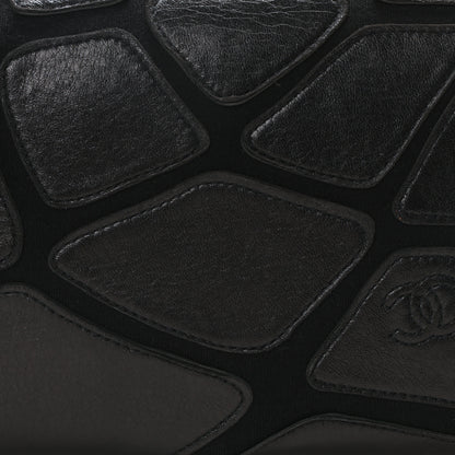 Chanel Lambskin Jersey Scales Flap Black 8 of 10