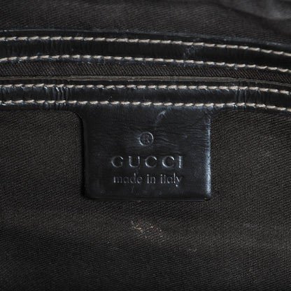 Gucci Monogram Guccissima Hearts Studded Medium Joy Boston Dark Brown 6 of 6