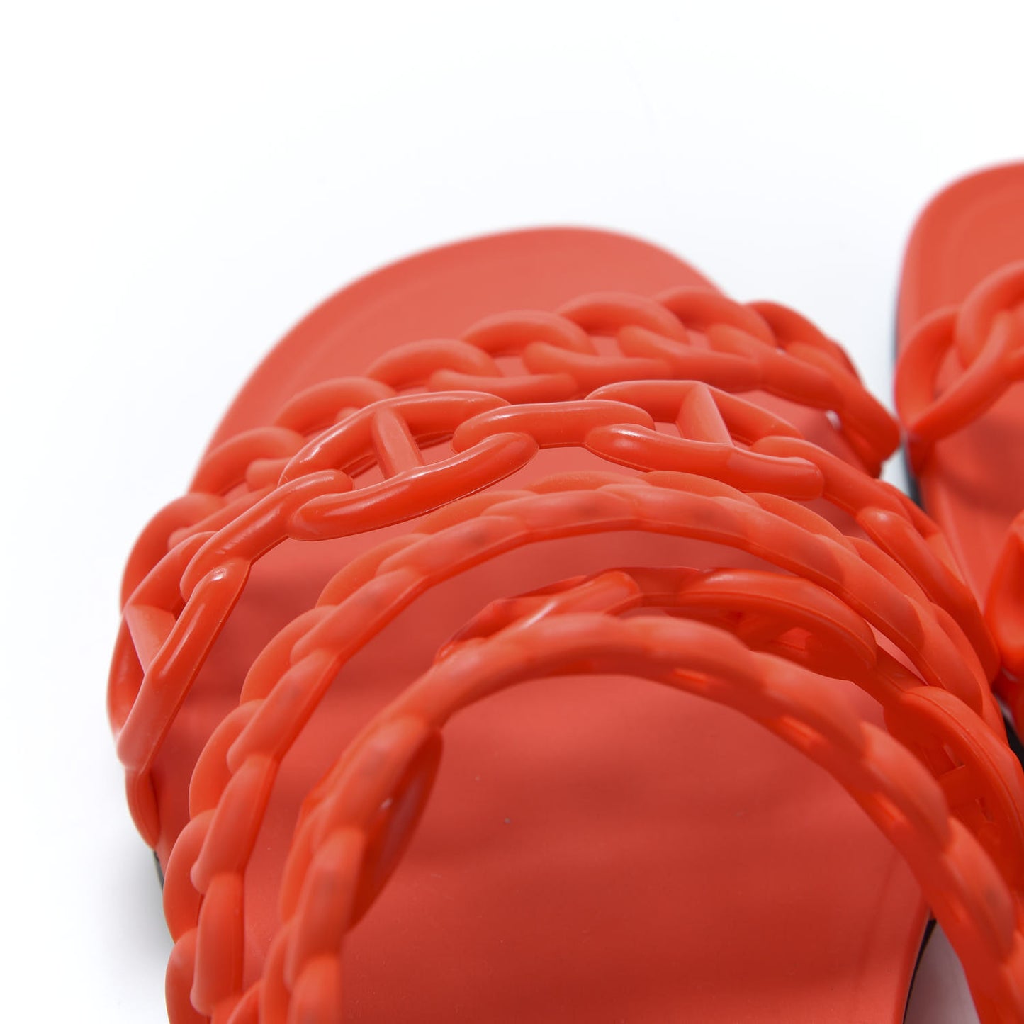 Rubber Chaine d'Ancre Nude Sandals 36 Pavot