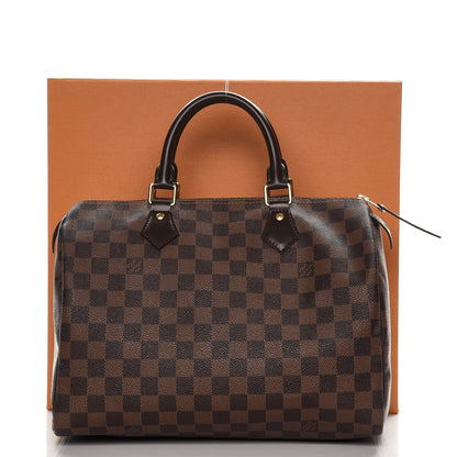 Louis Vuitton Damier Ebene Speedy 30 12 of 12