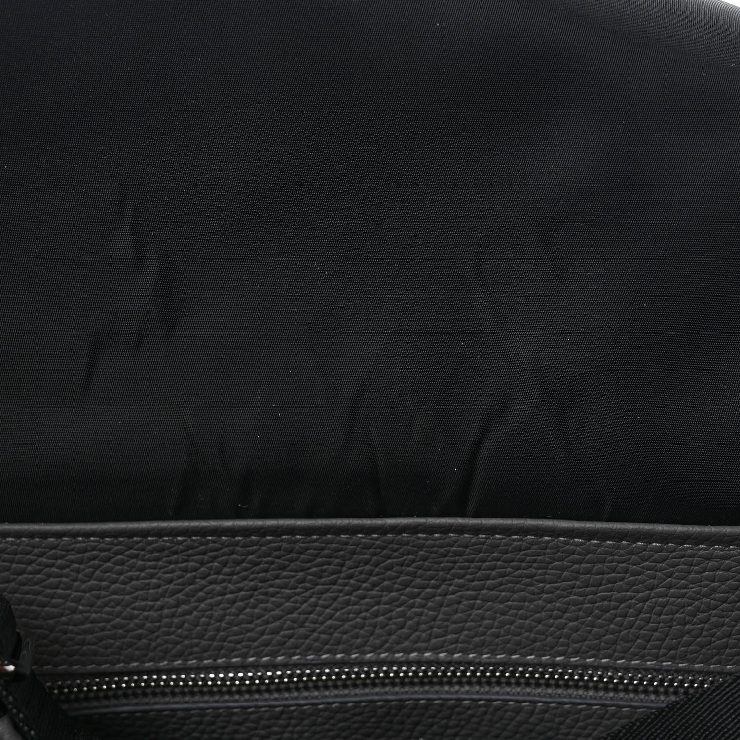 Burberry Calfskin Logo Messenger Charcoal Grey 10 of 10