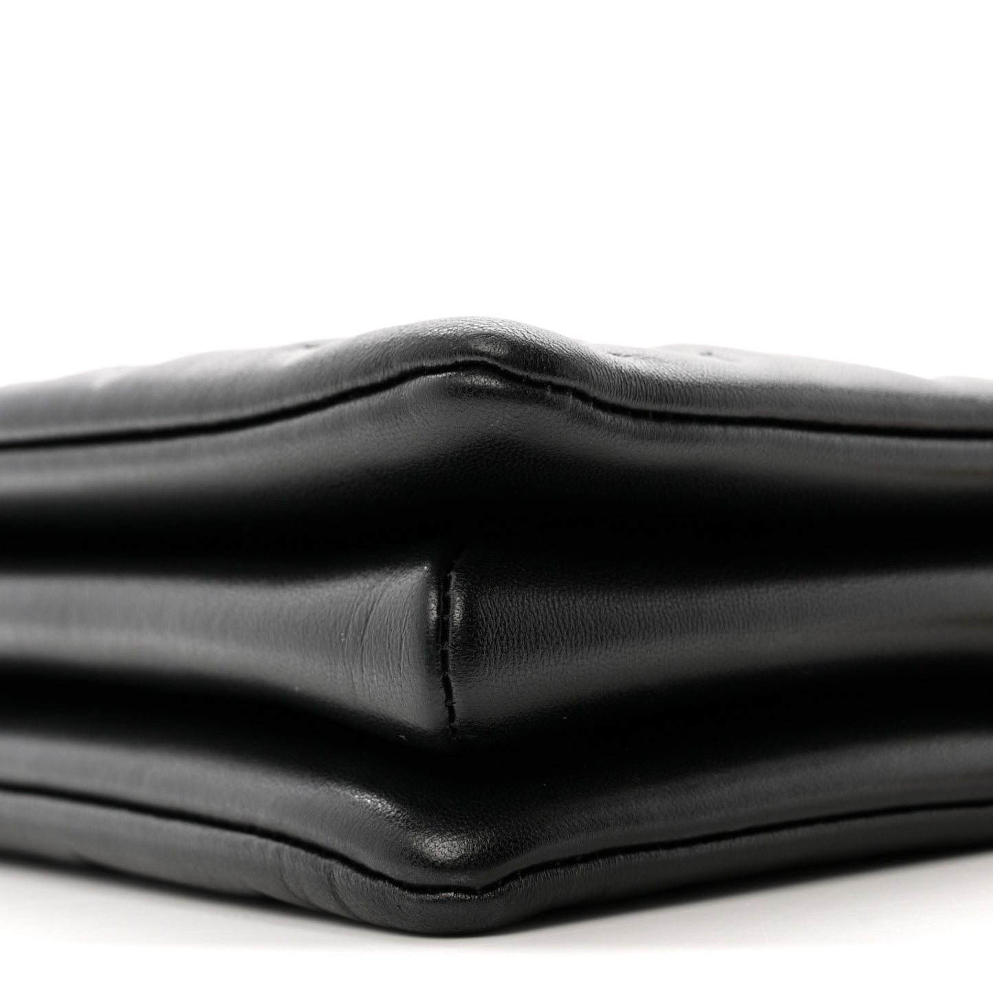 Lambskin Embossed Monogram Coussin BB Black