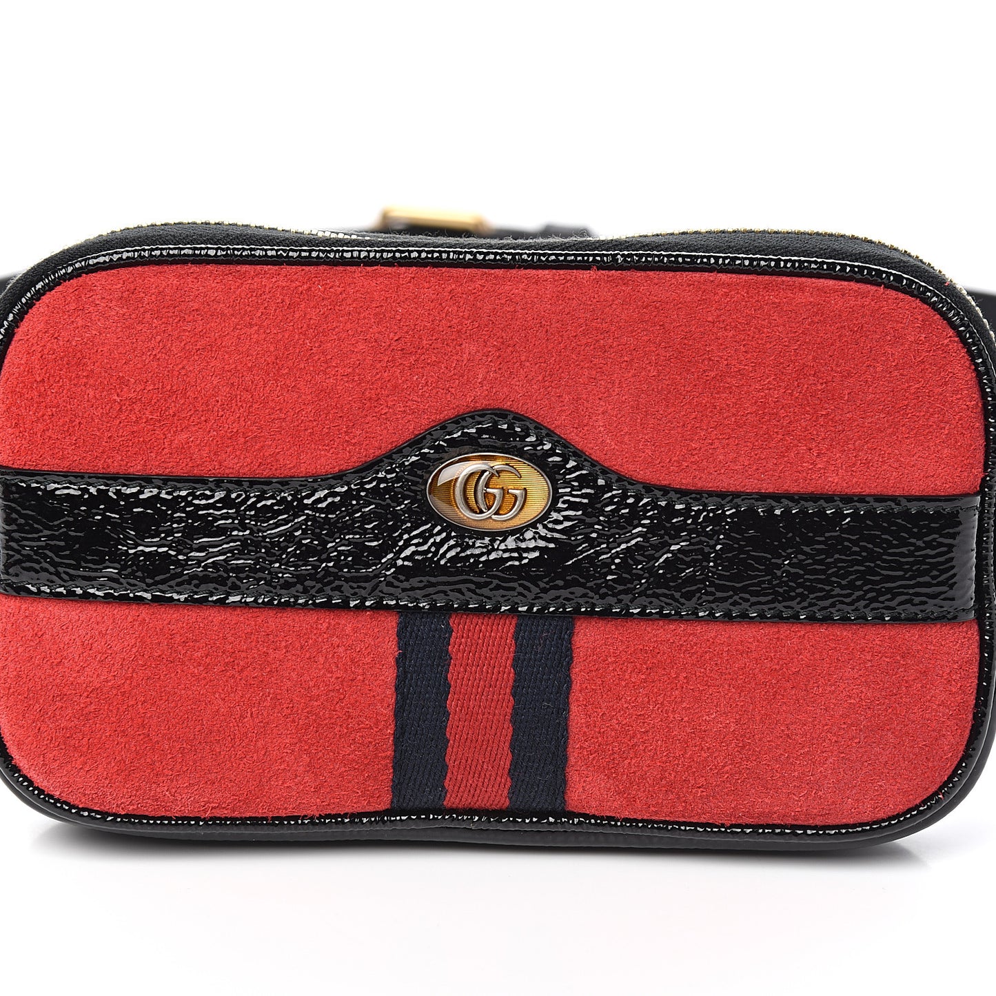 Suede Patent Ophidia Belted iPhone Case 90 36 Red