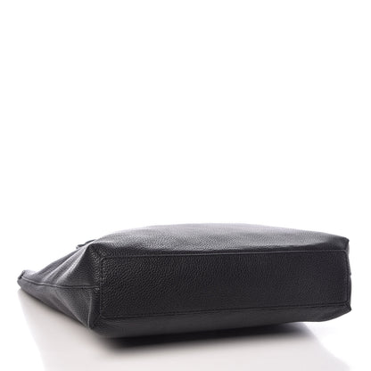 Burberry Grainy Calfskin Embossed Logo Tote Black 4 of 8