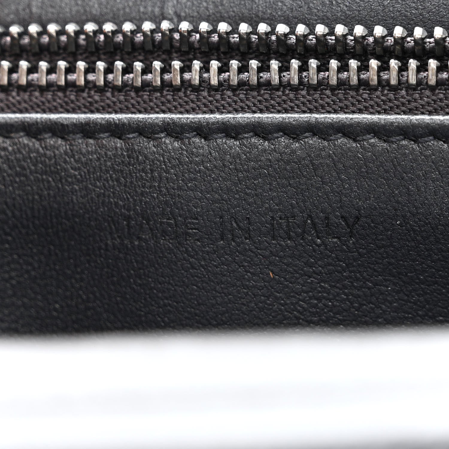 Christian Dior Metallic Patent Micro-Cannage Diorama Wallet on Chain Pouch Onyx Black 7 of 13