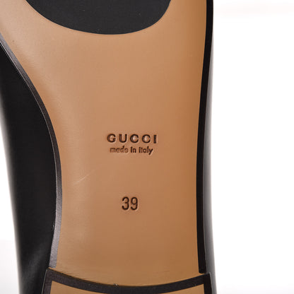 Gucci Calfskin Womens Jordaan Loafers 39 Black 6 of 9