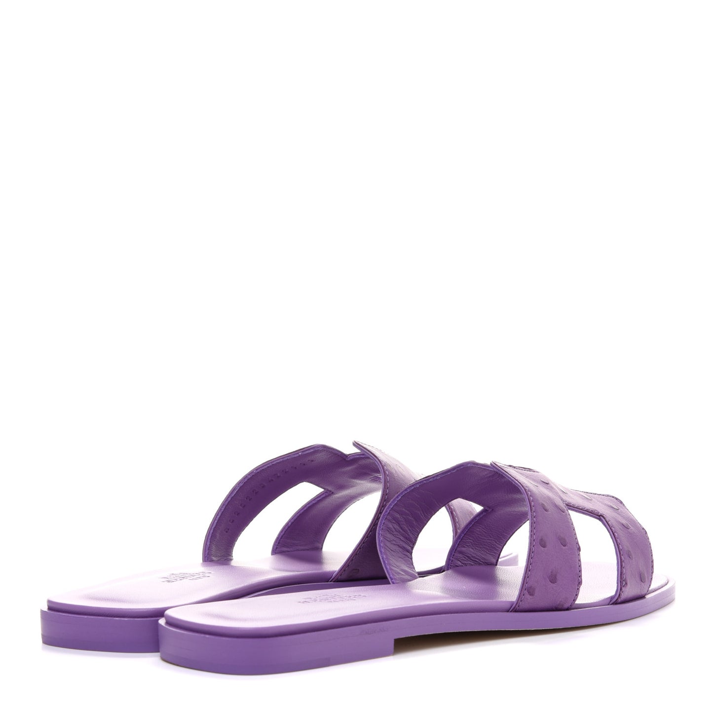 Ostrich Oran Sandals 38.5 Violet