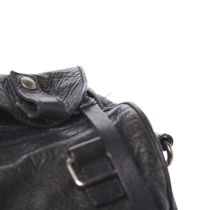 Balenciaga Agneau Classic Hardware Small Squash Duffel Bag Anthracite 11 of 24