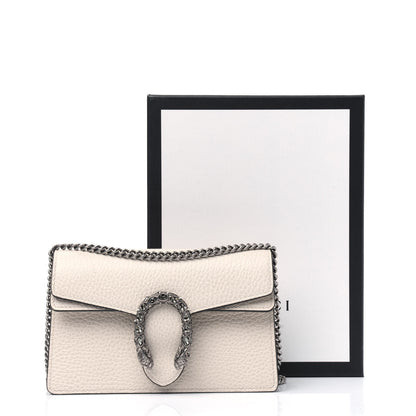 Gucci Dollar Calfskin Crystal Super Mini Dionysus Shoulder Bag Mystic White Black Diamond 11 of 11
