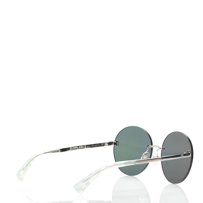 Chanel Mirrored Round Sunglasses 4216 Purple 4 of 7