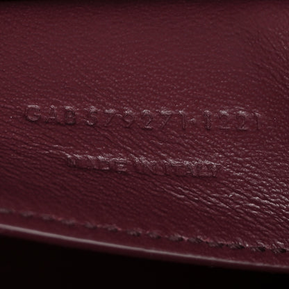 Saint Laurent Smooth Calfskin Manhattan Shoulder Bag Rouge 7 of 11