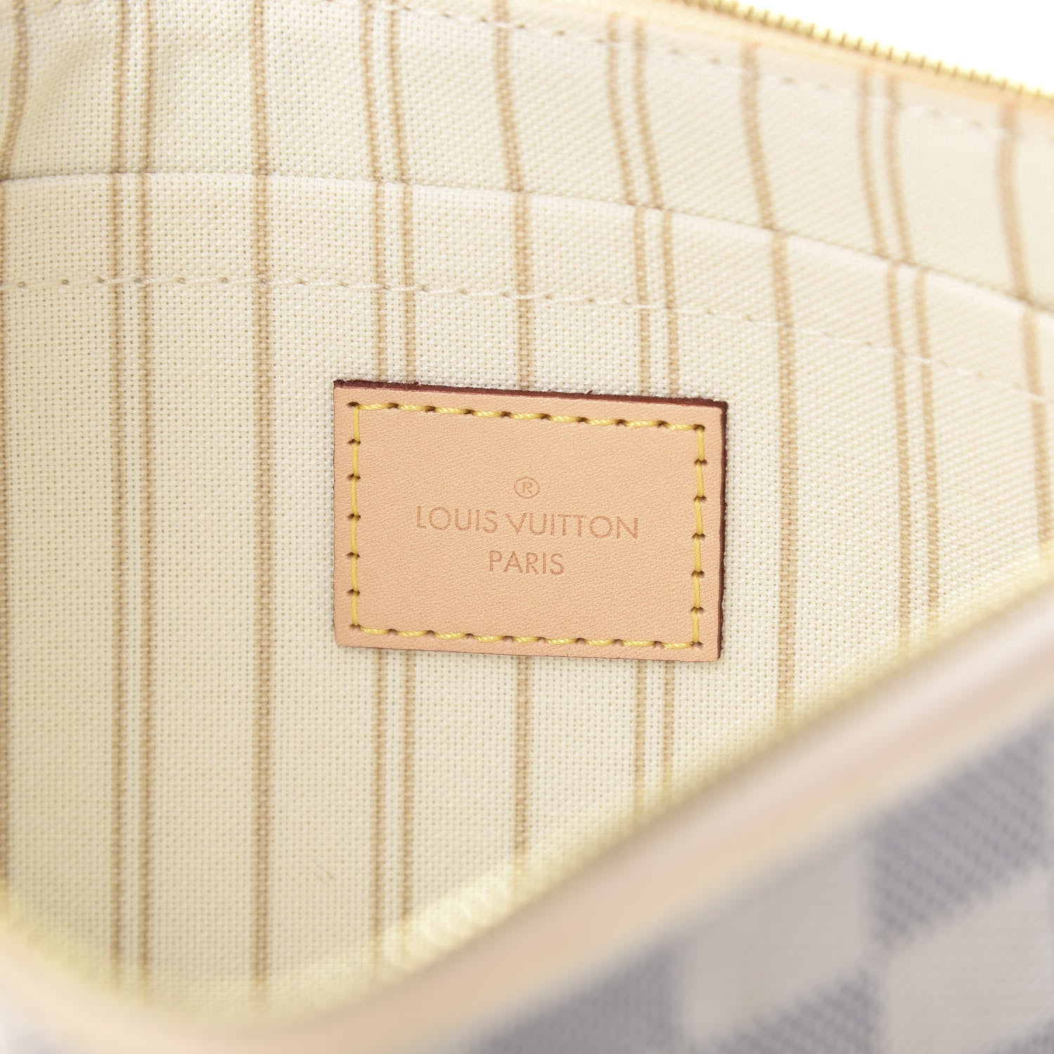 Louis Vuitton Damier Azur Neverfull MM GM Pochette 6 of 8