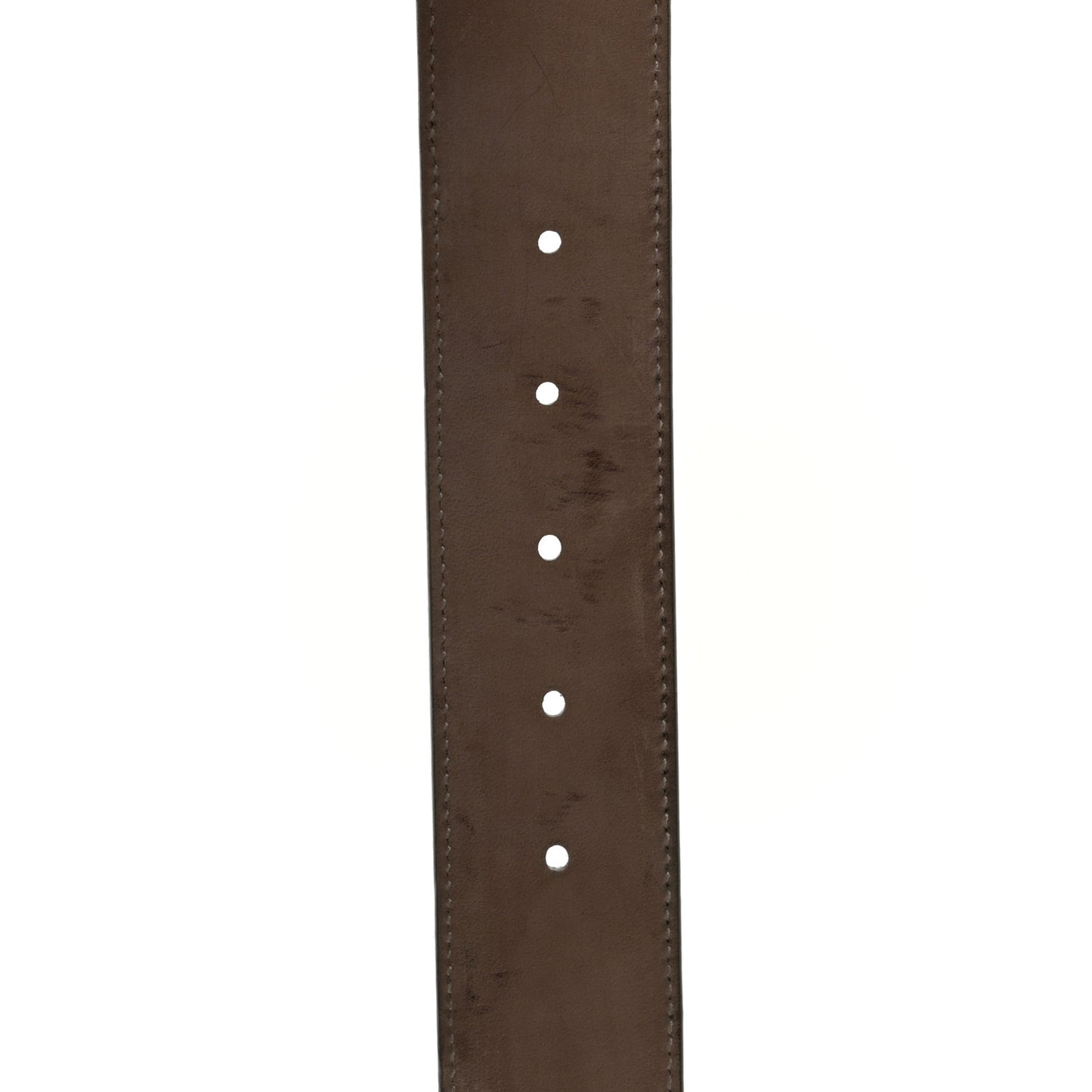 GG Supreme Monogram Selleria Calfskin Interlocking G 40mm Belt 85 34 Beige Ebony Cocoa