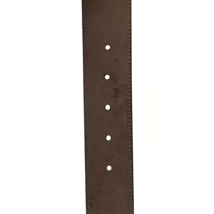 Gucci GG Supreme Monogram Selleria Calfskin Interlocking G 40mm Belt 85 34 Beige Ebony Cocoa 4 of 4