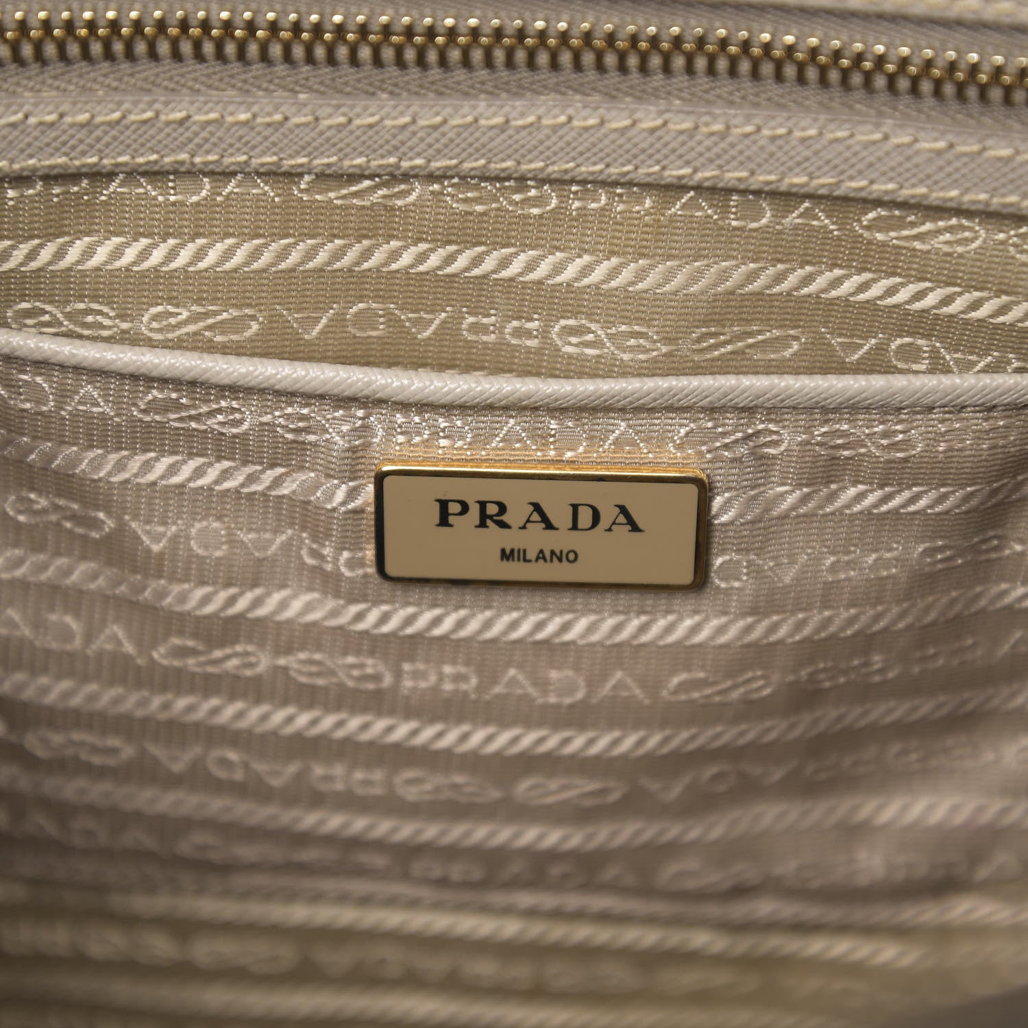 Prada Saffiano Medium Galleria Double Zip Tote Pomice 7 of 10