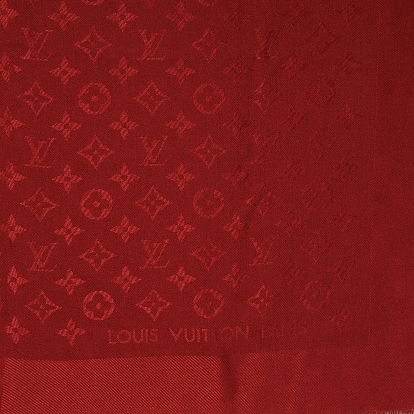 Wool Silk Monogram Shawl Orient