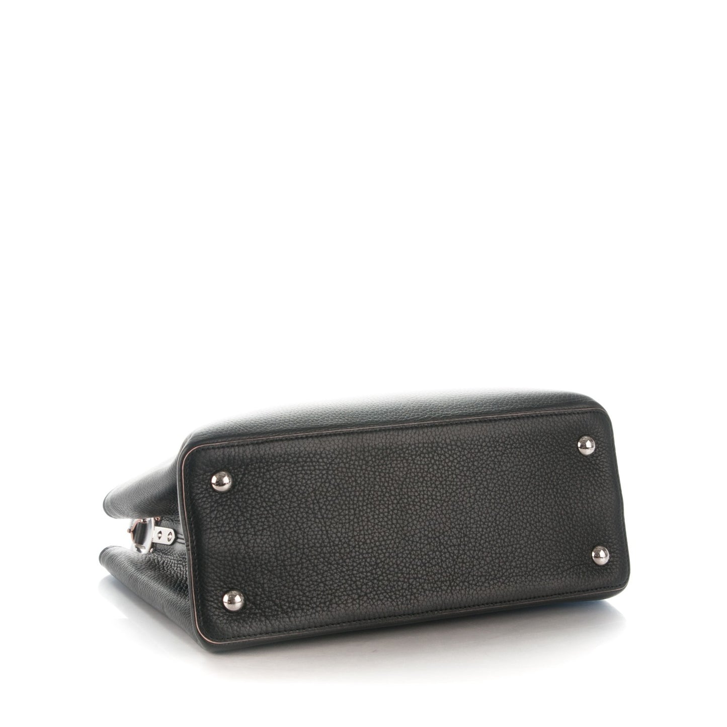 Taurillon Capucines MM Black Petale